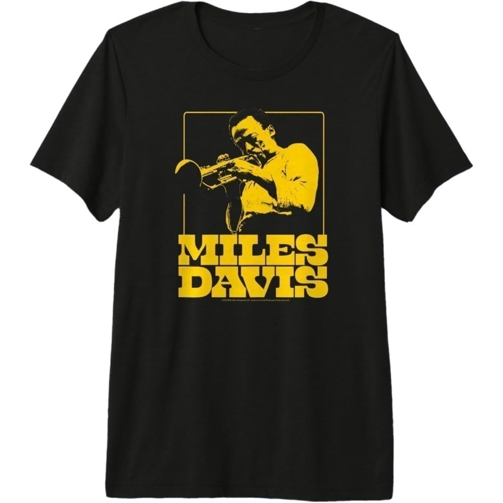Miles Davis Gold Jazz Music Fan Graphic Unisex T-Shirt